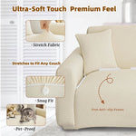 Latest Jacquard Design High Stretch Sofa Covers , Pet Dog Cat Proof Slipcover Non Slip Magic Elastic Furniture Protector