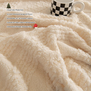 Non Slip Plush Jacquard Sofa Blanket Couch Cover| Multifunctional Furniture Protector for Pets, Slipcover for Sectional, Loveseat, Recliner, Chair, Decorative Home Decor ﻿ ﻿
