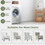 Wing Chair Slipcovers Printed Wingback Chair Covers  Wingback Armchair Slipcover Stretch Chair Slip Covers Washable Armchair Protector Cover for Living Room and Bedroom