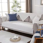 100% Cotton Couch Cover,  Anti-Slip Sectional Sofa Slipcover