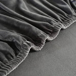 Velvet Plush Sectional Sofa Cover - Stretch Slipcover for L-Shaped Couches (3-6 Seater) | Premium Protection & Easy Fit