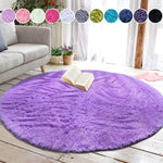 Fluffy Round Rug ,Washable Carpet ,Shaggy Throw Rug