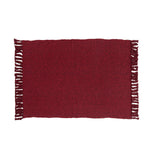 Woven Cotton Area Rug , Floor Mat , Shabby Rag Throw Rug