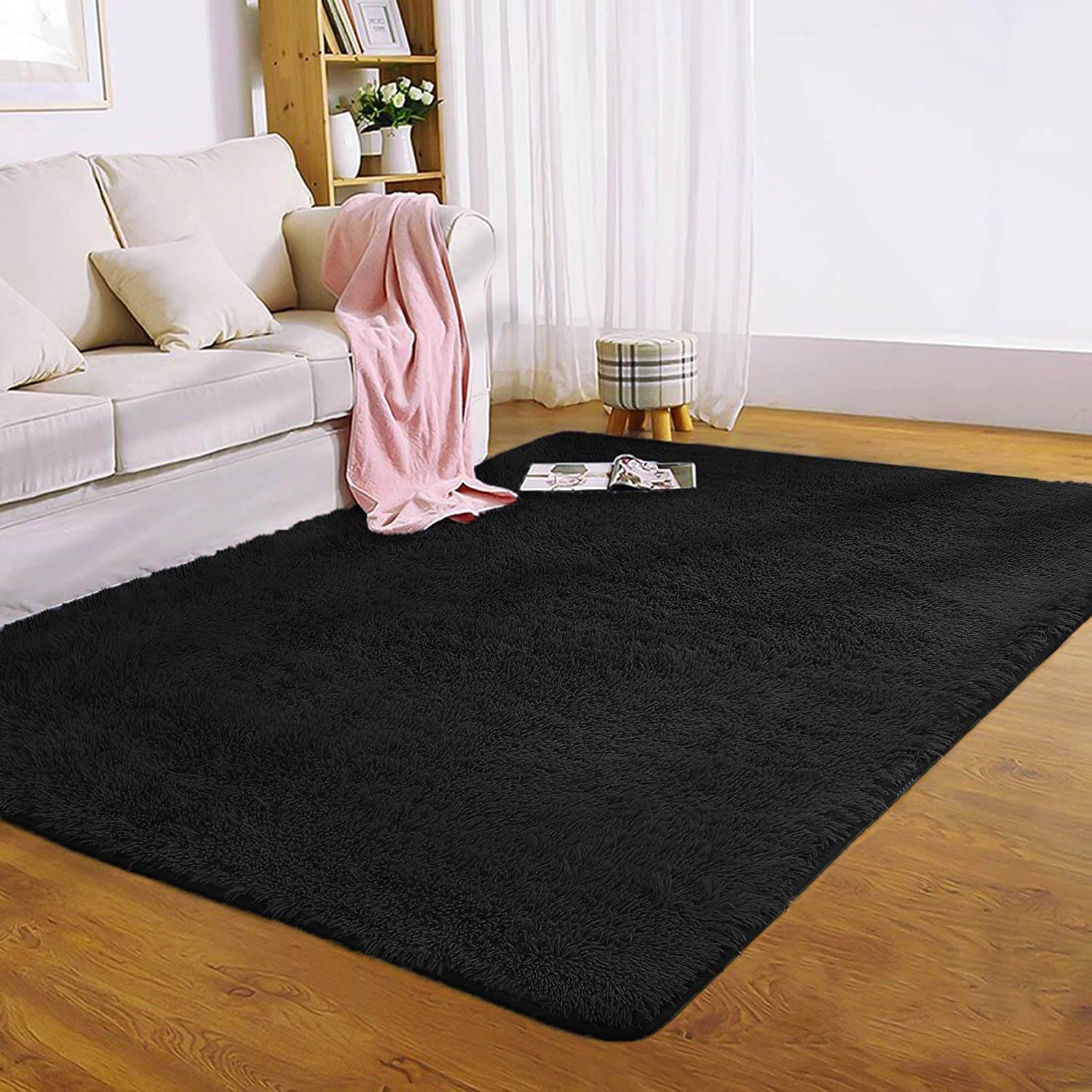 Indoor Area Rugs - Fluffy Living Room Carpets
