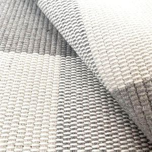 Cotton Plaid Checkered Area Rug | Washable Carpet