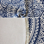 Cotton Area Rug for Living Room | Hand Woven Round Rugs
