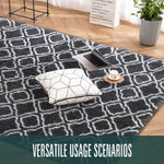 Area Rugs - Shaggy Patterned Fluffy Carpets - Fuzzy Mats