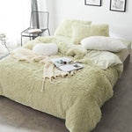 Faux Fur Full/Queen Duvet Cover Set - Home Bedding - Quilts & Blankets & Pillowcase