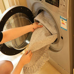 Cotton Braided Tassels Area Rugs  | Washable Kitchen Rugs