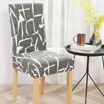 Pattern Stretch Dining Chair Covers, Chair Slipcover