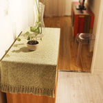 Cotton Braided Tassels Area Rugs  | Washable Kitchen Rugs