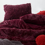 Faux Fur Full/Queen Duvet Cover Set - Home Bedding - Quilts & Blankets & Pillowcase