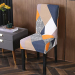 Pattern Stretch Dining Chair Covers, Chair Slipcover