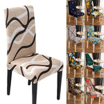Pattern Stretch Dining Chair Covers, Chair Slipcover