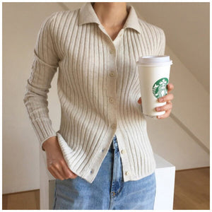 Merino Wool Ladies Cardigan Sweater