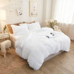 Faux Fur Velvet Duvet Cover- King , Queen , Twin