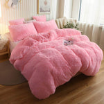Faux Fur Velvet Duvet Cover- King , Queen , Twin