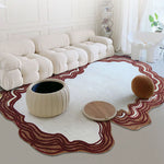 Simple shaped irregular rug