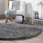 Fluffy Round Rug ,Washable Carpet ,Shaggy Throw Rug