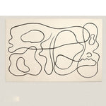 Minimalist Black And Beige Line Irregular Rugs,Soft Home Decor Floor Rugs