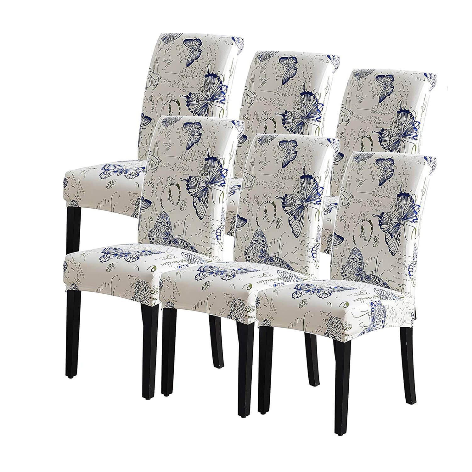 Pattern Stretch Dining Chair Covers, Chair Slipcover