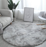 Fluffy Round Rug ,Washable Carpet ,Shaggy Throw Rug