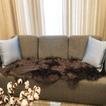 Faux Sheepskin Fur Chair Couch Cover, White Area Rug