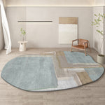 Simple shaped irregular rug