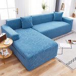 Velvet Plush Corner Sectional Corner Sofa Covers , Stretch Sofa Slipcover