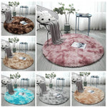 Round fur Carpet | Fluffy Area Rug