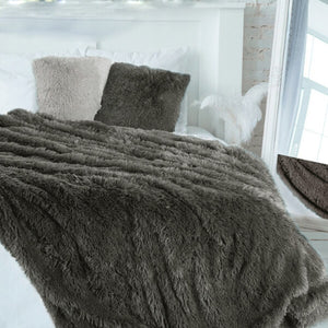 Fluffy Plush Throw Blanket / White, Best Stylish Bedding
