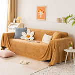 Shaggy Fluffy Couch Cover, Sofa Cover for Pets, Kids,  Soft Blanket Couch Cover