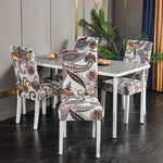 Pattern Stretch Dining Chair Covers, Chair Slipcover