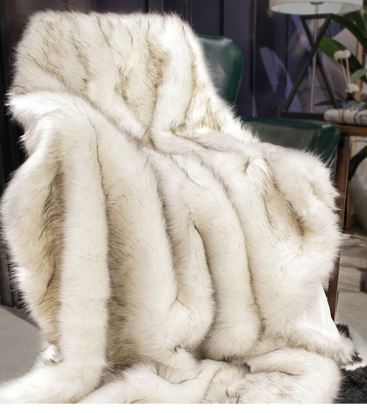 Long Hair Faux Fur Throw Blanket – sweaterpicks