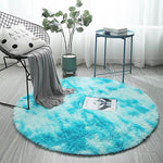 Fluffy Round Rug ,Washable Carpet ,Shaggy Throw Rug