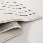 Abstract Bedroom Living Room Rug - Ivory