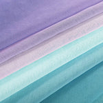 Faux Linen Ombre Sheer Curtains, 2 panels