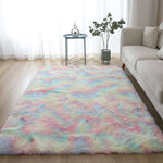 Area Rugs - Shaggy Patterned Fluffy Carpets - Fuzzy Mats