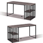 Home Office Computer Desk, 55 Inch Writing Desk