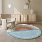 Living Room Round Area Rugs
