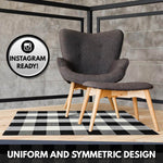 Cotton Plaid Checkered Area Rug | Washable Carpet