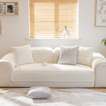 Soft Cotton Minimalist Non-Slip Sofa Cover , Washable Cushion , Furniture Protector