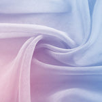 Faux Linen Ombre Sheer Curtains, 2 panels