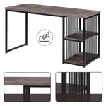 Home Office Computer Desk, 55 Inch Writing Desk