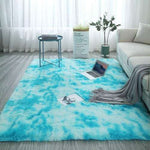 Faux Fur Carpet | Fluffy Area Rug | Gradient color blanket