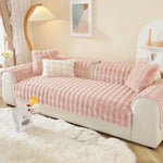 Soft Rabbit Fur Sofa Cover , Furniture Protector Deluxe Pet Couch Cover ,Machine Washable