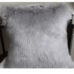 Long Hair Faux Fur Throw Blanket