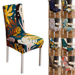 Pattern Stretch Dining Chair Covers, Chair Slipcover