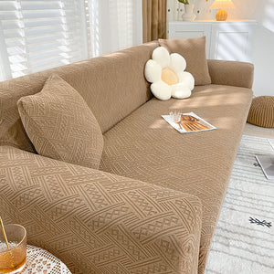 Super Stretch Sectional Geometrical Sofa Cover