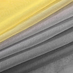 Faux Linen Ombre Sheer Curtains, 2 panels